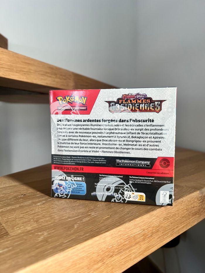 Display 36 boosters flammes obsidiennes ev3 ev03 cartes Pokémon - photo numéro 2