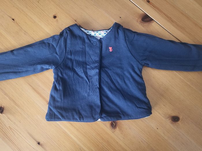 Gilet veste réversible obaibi 18 mois - photo numéro 2