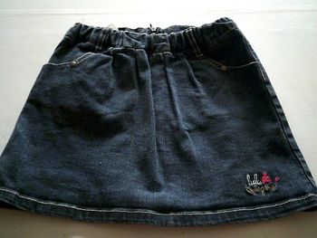 Jupe en jean taille 8 ans -Lulu Castagnette