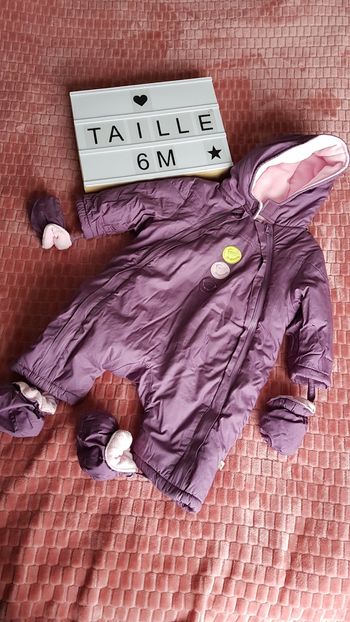 Combinaison ski bébé 6 mois