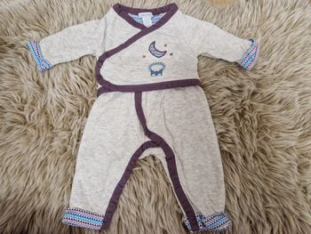 Ensemble hiver taille un mois bébé fille haut taille  0 mois bas taille 1 mois