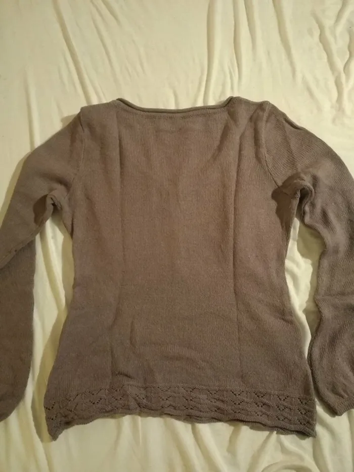 Pull Fantaisie Femme Violet - photo numéro 4