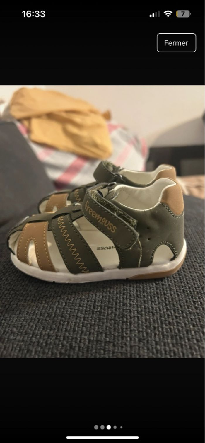 Chaussures ouverte bébé  chaussea - photo numéro 4