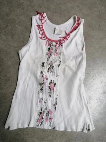 tee shirt débardeur fille 10 ans