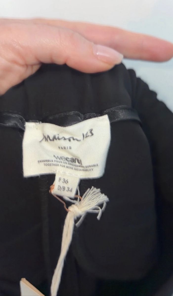 Pantalon Maison 123 - Modèle FELIX - Noir - Neuf avec étiquette - Taille 36 - photo numéro 5