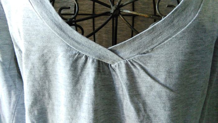 T-shirt gris chiné manches longues - photo numéro 3