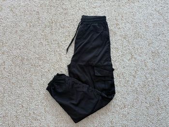 Pantalon cargo noir en polyester 🖤