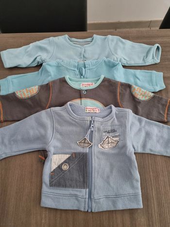 Lot de 4 vestes