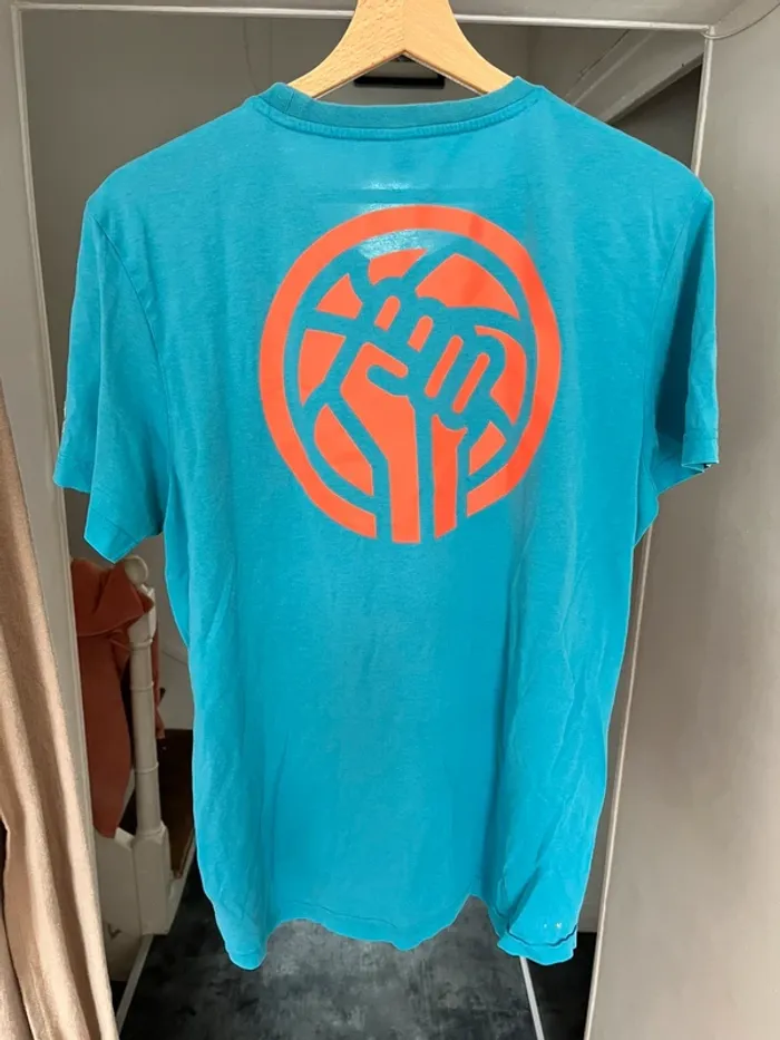 Tee-shirts adidas ABC basket Bleu - photo numéro 5