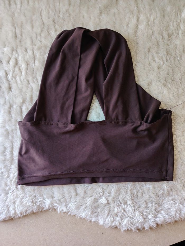 Top dos nu Marron - photo numéro 2