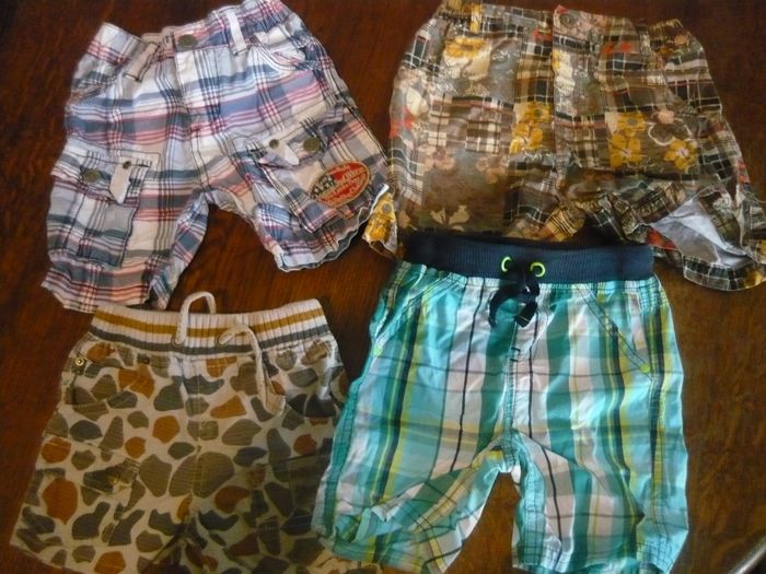 lot shorts 18 mois