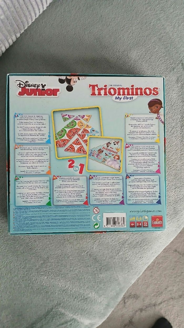 Jeu triominos junior disney - photo numéro 2