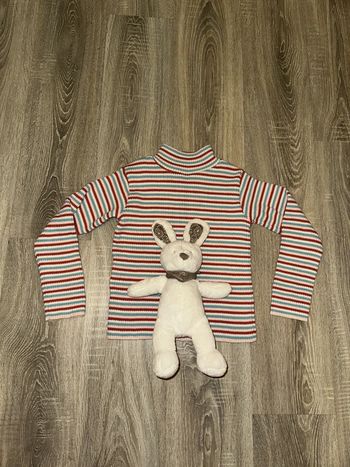 Pull col roulé fille 10 ans