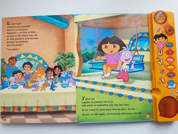 Livre interactif Le premier voyage de Dora l'exploratrice et figurines - photo numéro 14
