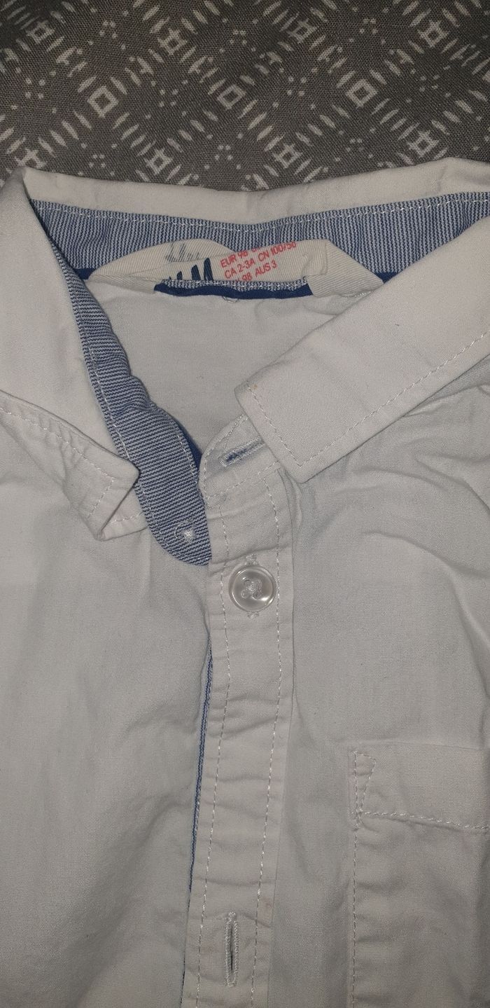 Chemise blanche 3ans h&m - photo numéro 2