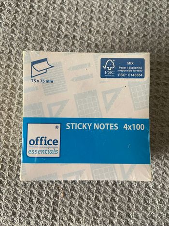 Bloc notes multicolore 