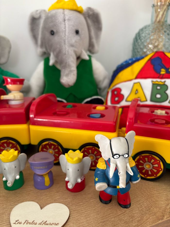 Lot vintage jeux jouets Babar - photo numéro 3