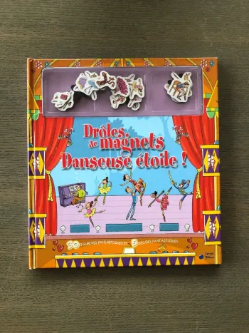 Livre et magnets danseuse étoile