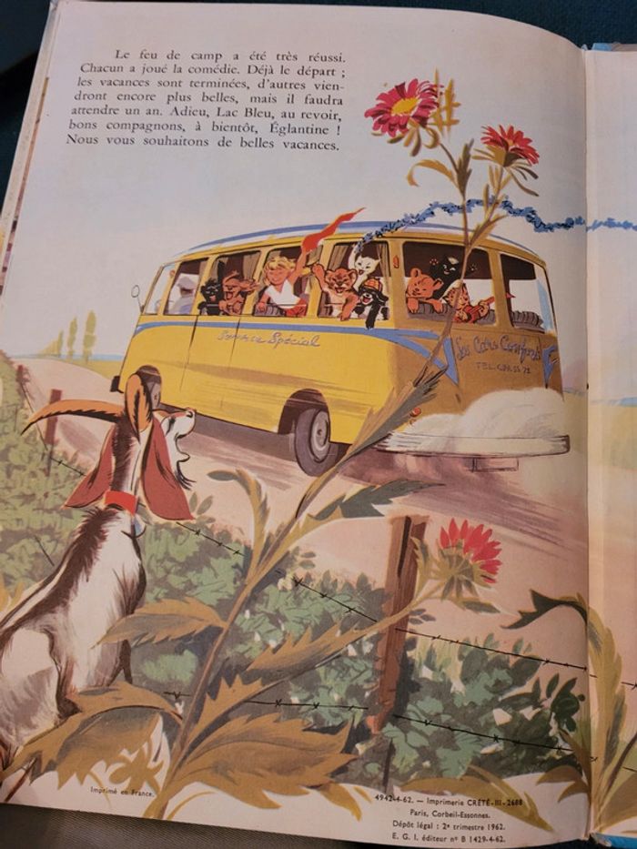 1962 Livre ancien Les Vacances de Caroline Grands Albums Hachette Pierre Probst collection - photo numéro 11