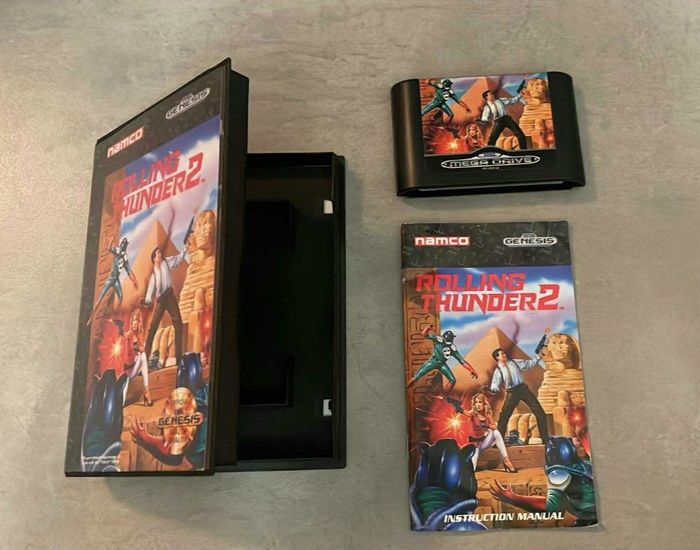 Rolling thunder 2 sega megadrive genesis jeu  PAL