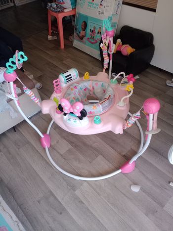 Jumperoo Minnie Mouse rose 