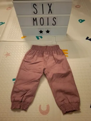 Pantalon fille 6 mois