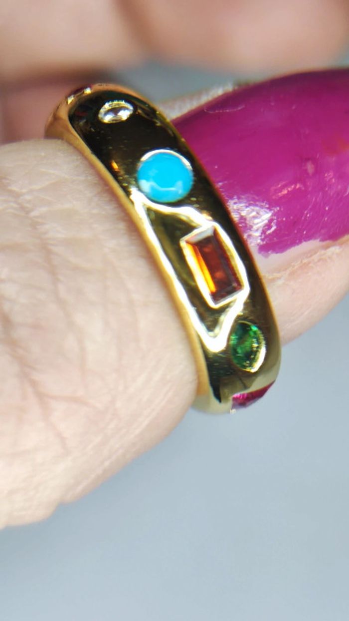 Bague alma & co doré à l'or fin 18k - photo numéro 4