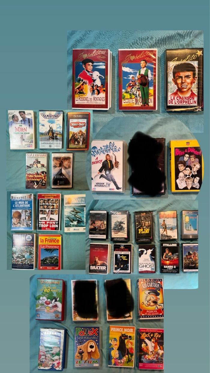 Cassettes vhs diverses
