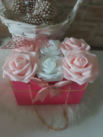 Sac rose mousse