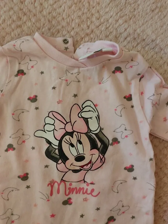 Pyjama Minnie fille 3 mois - photo numéro 2