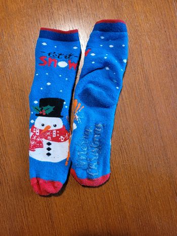 Chaussettes de Noël anti-dérapantes pointure 31-35