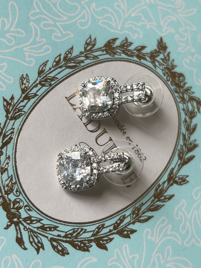 Boucles d’oreilles, zirconium cubique style Bridgerton - photo numéro 6