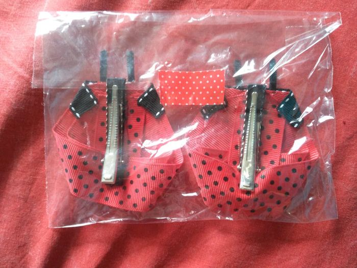 Pinces à cheveux coccinelle - photo numéro 4