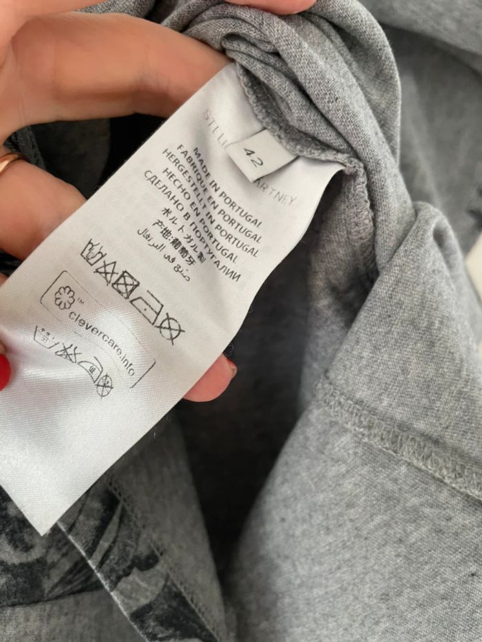 T-shirt gris stella McCartney taille 42 - photo numéro 5