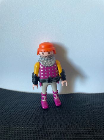 Playmobil figurine chevalier tenue violette château moyen âge forteresse pièces détachées