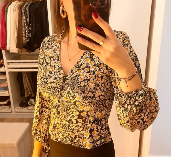 Blouse fleurie - photo numéro 3