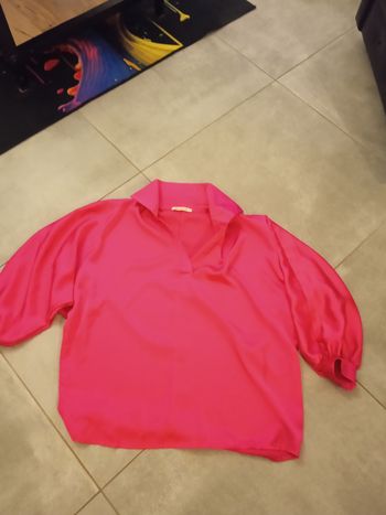 chemise ample rose neuve   new collection