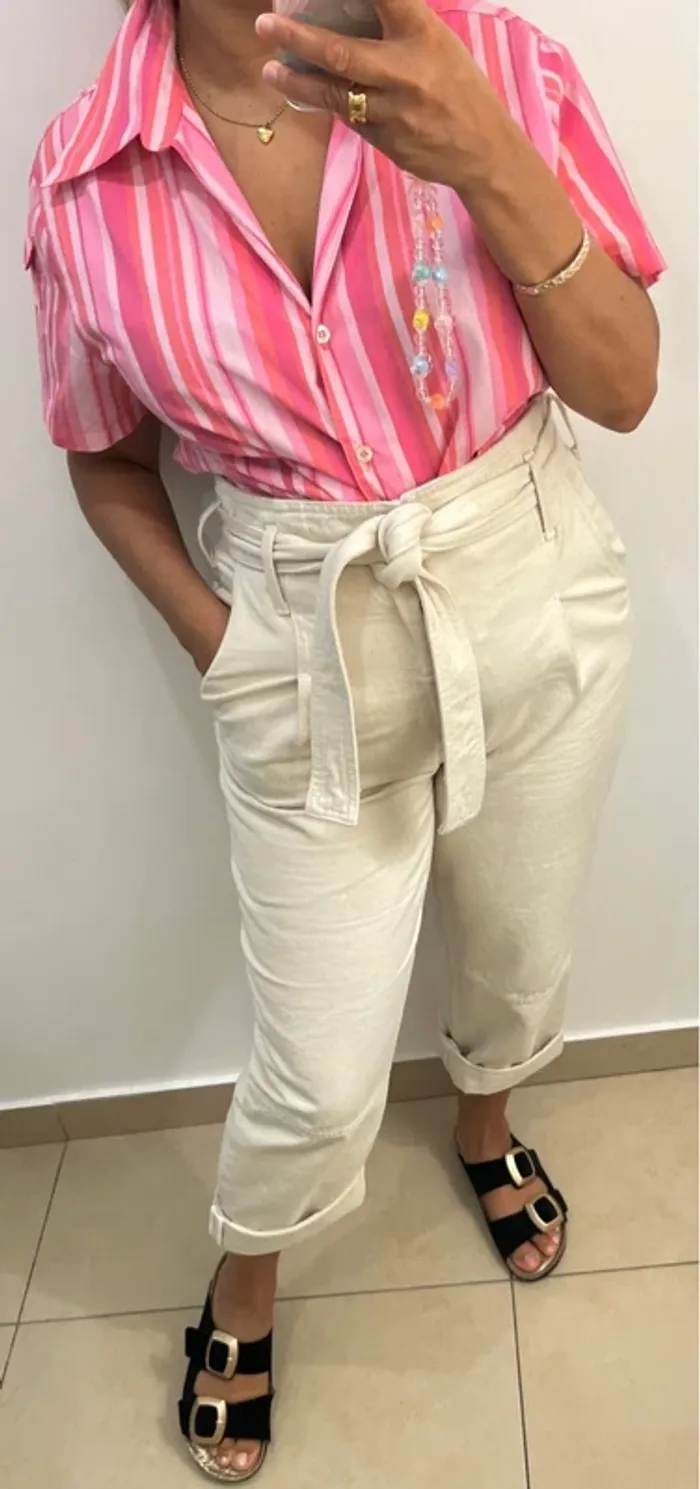 Chemise rayée Taille 44 - photo numéro 3