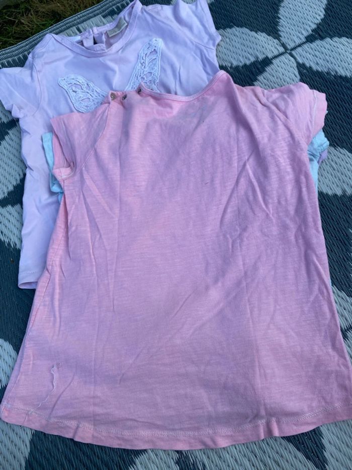 Lot de 4 t shirt Zara babygirl - photo numéro 9
