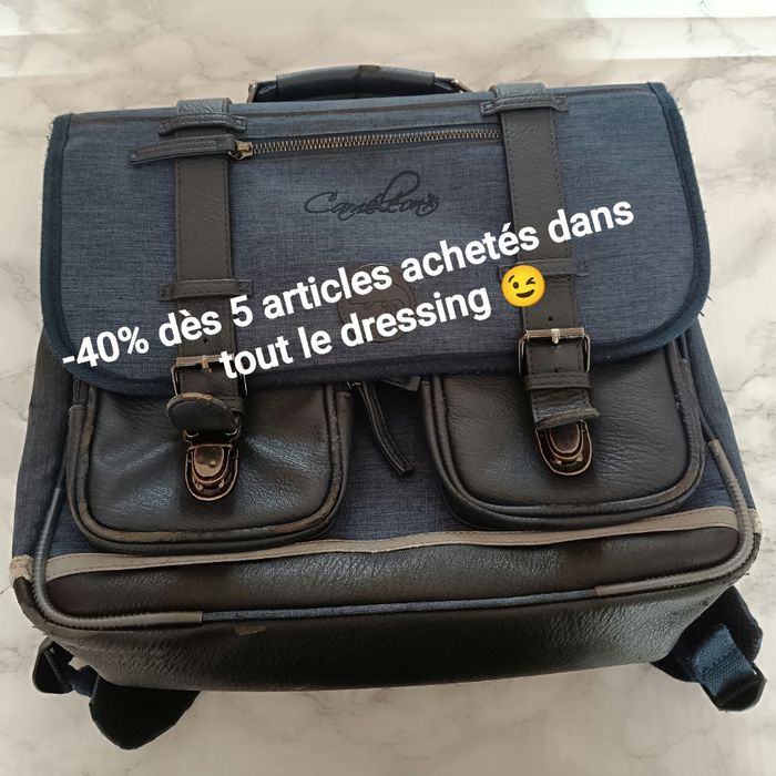 Cameleon cartable bleu