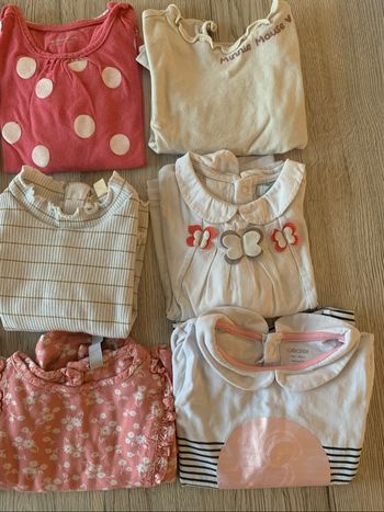 Lot tee-shirts manches longues