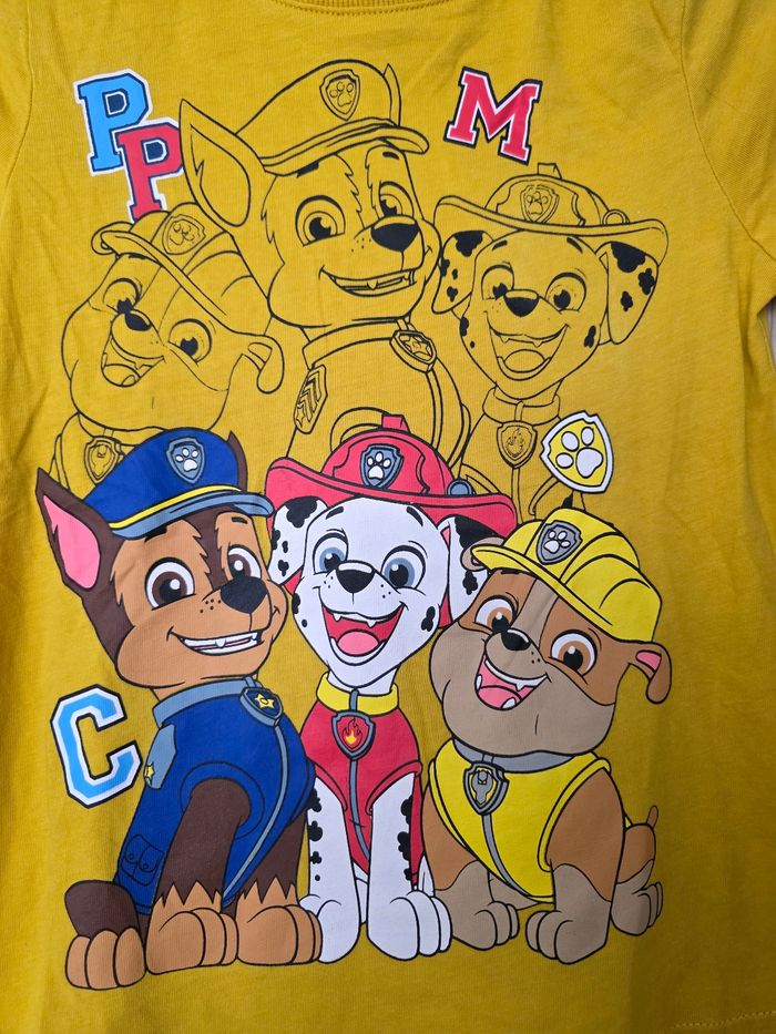 TEE-SHIRT GARÇON 👦 PAW PATROL NICKELEDEON TAILLE 6ANS - photo numéro 2