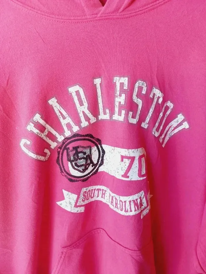 Sweat à capuche Charleston mixte Taille L - photo numéro 3
