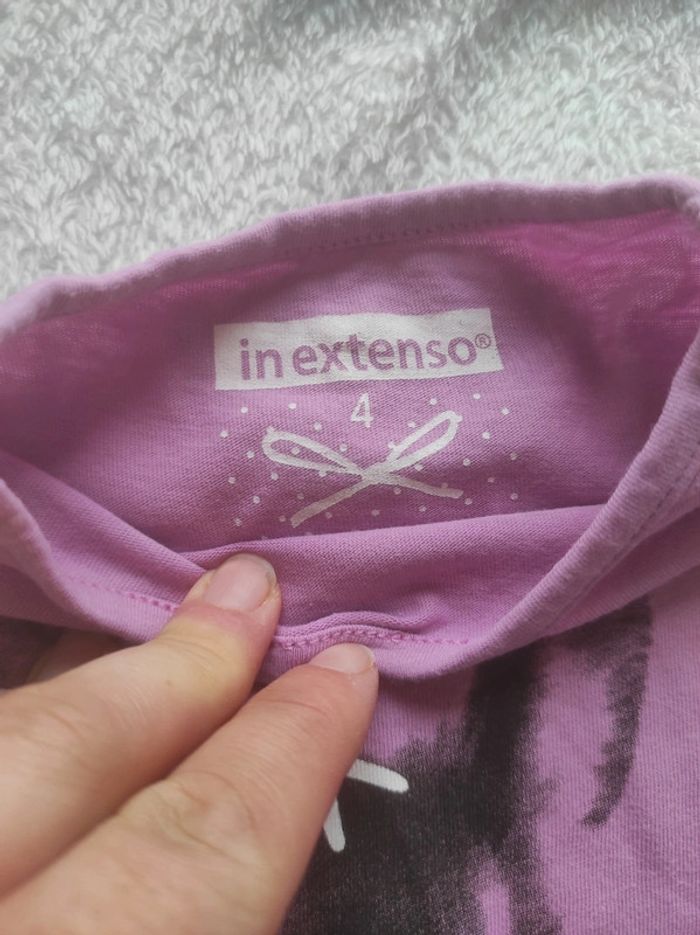 Tee-shirt manches courtes fille 4 ans - photo numéro 3