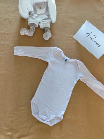 Body manches longues 12 mois