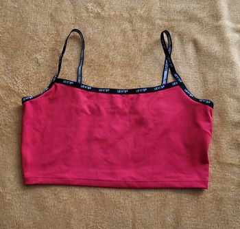 Crop top avec bande à  logo levis