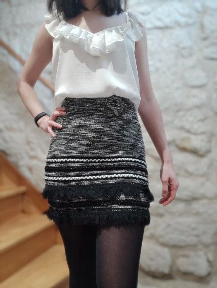 Jupe tweed H&M taille XS