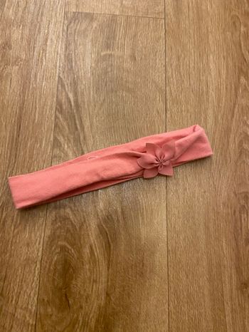 Bandeau rose saumon bébé
