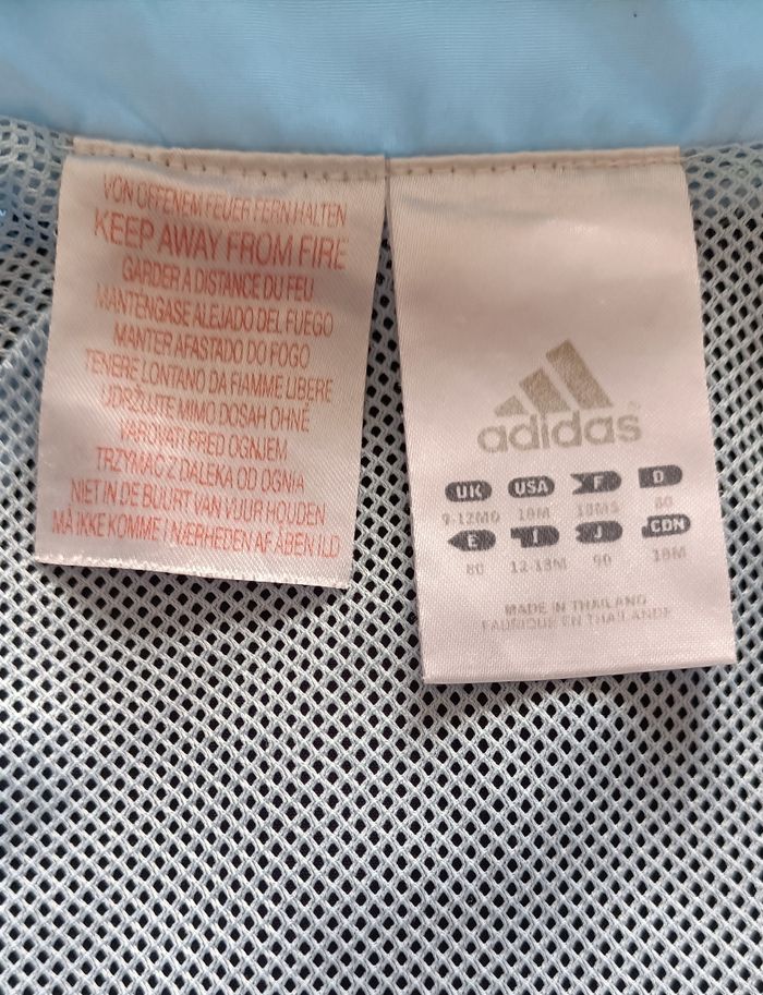 Veste adidas 18 mois TB état - photo numéro 5