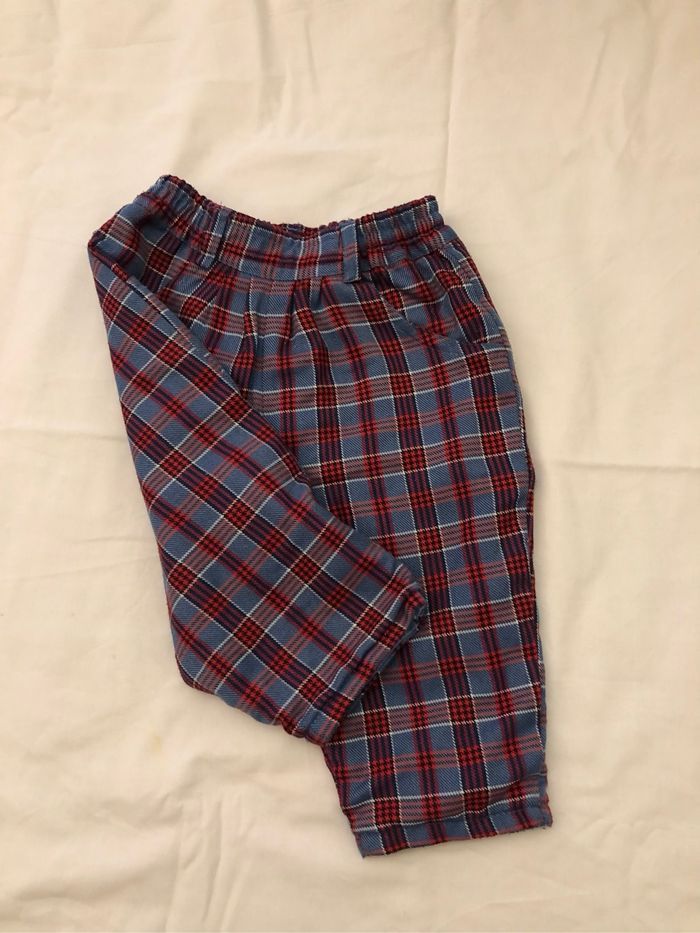Pantalon écossais à doublure - photo numéro 7
